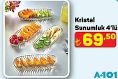 KRİSTAL SUNUMLUK 4'LÜ indirimli fiyat KRİSTAL SUNUMLUK 4'LÜ fiyat ve kampanya bilgisi